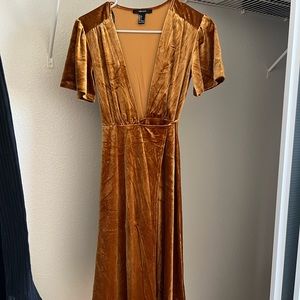 Forever 21 Gold dress